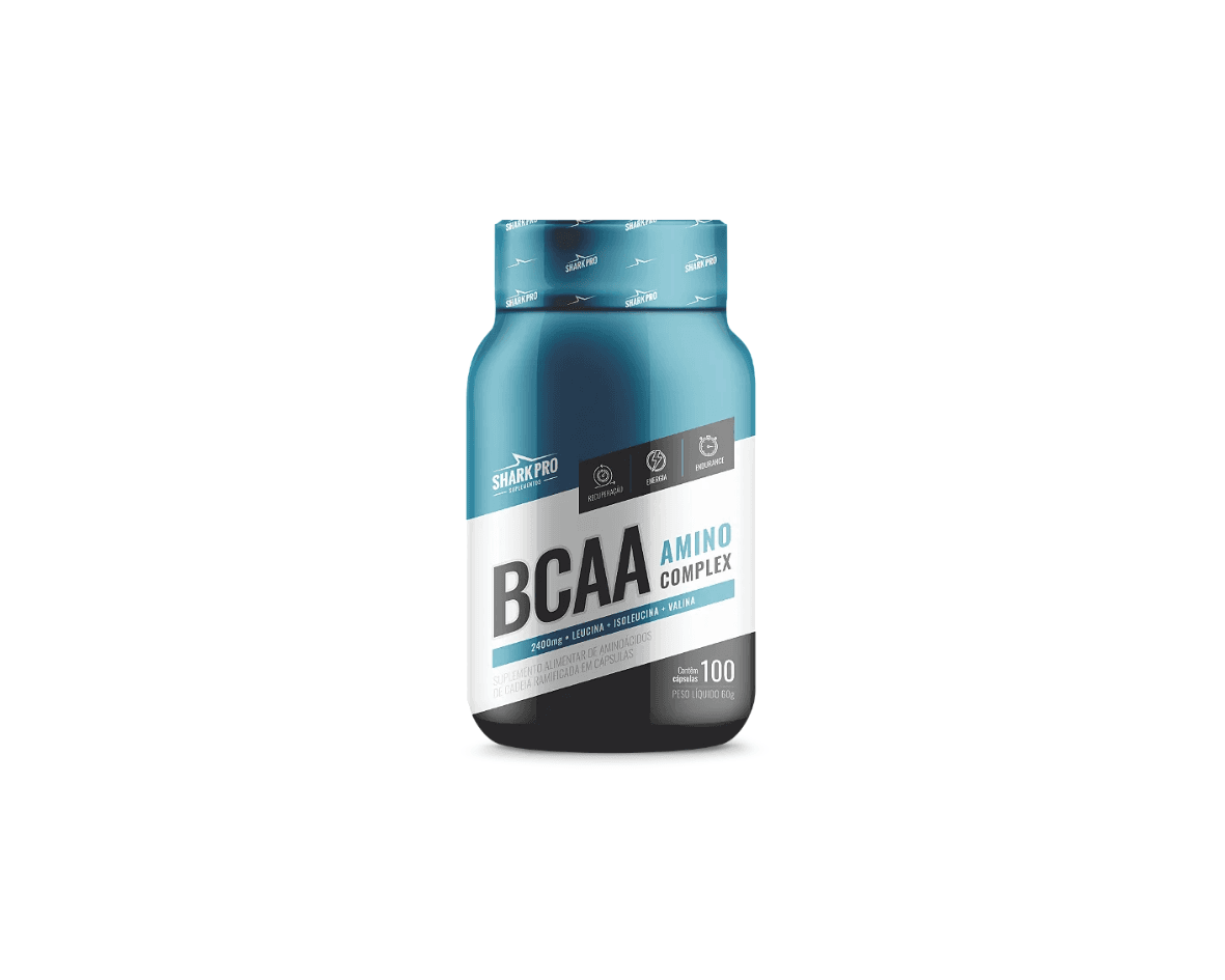 BCAA Shark Pro 100 cápsulas